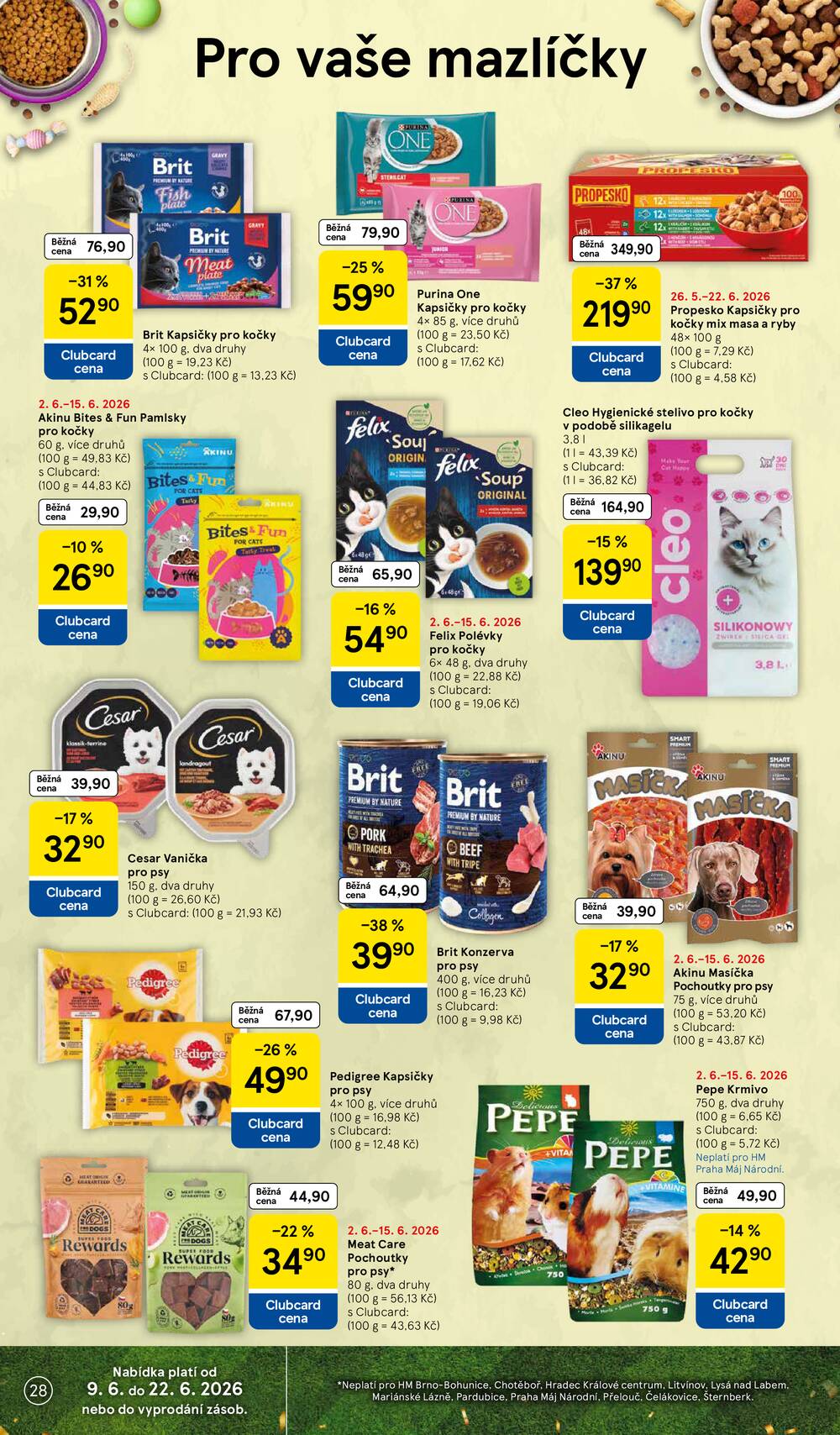 Tesco malé hypermarkety od 10.6. do 16.6.2026