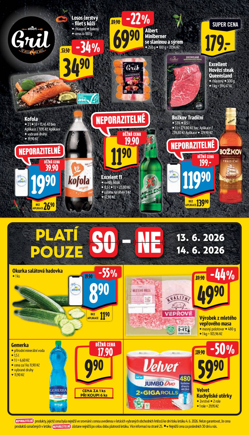 Albert Supermarket Jihomoravský od 10.6. do 16.6.2026