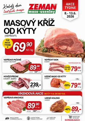 ZEMAN maso-uzeniny : 2 letáky