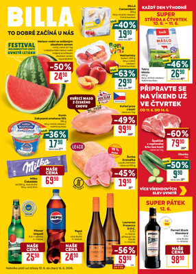 Leták BILLA od 10.6. do 16.6.2026