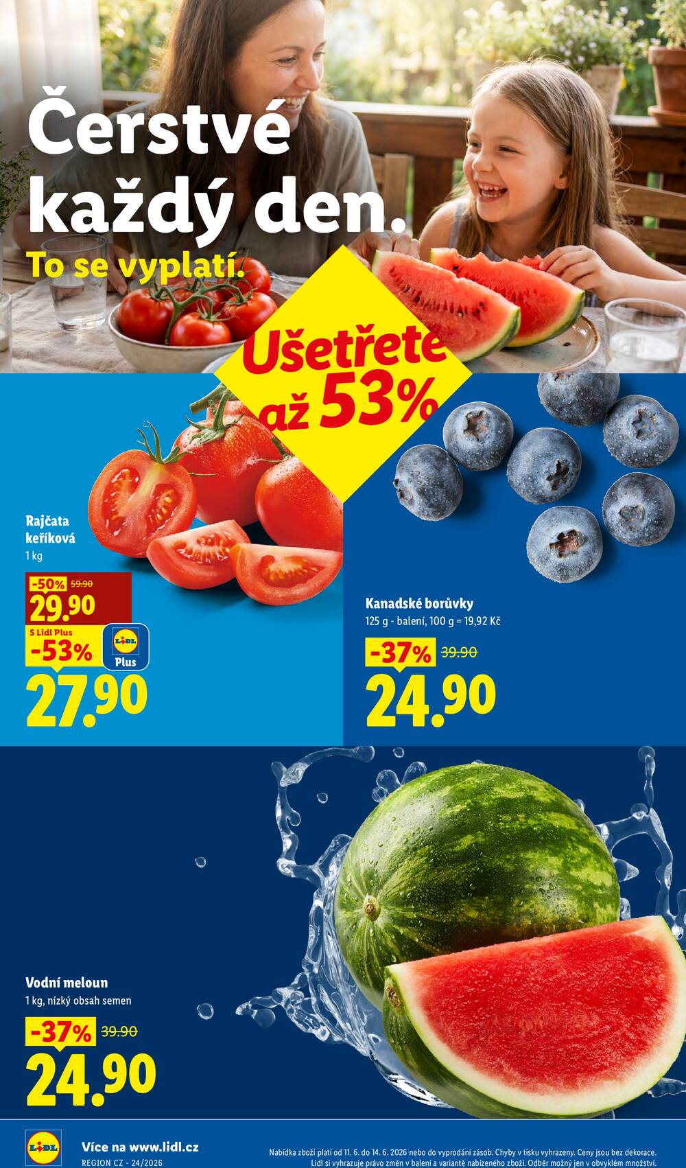 Lidl Čtvrtek od 11.6. do 14.6.2026