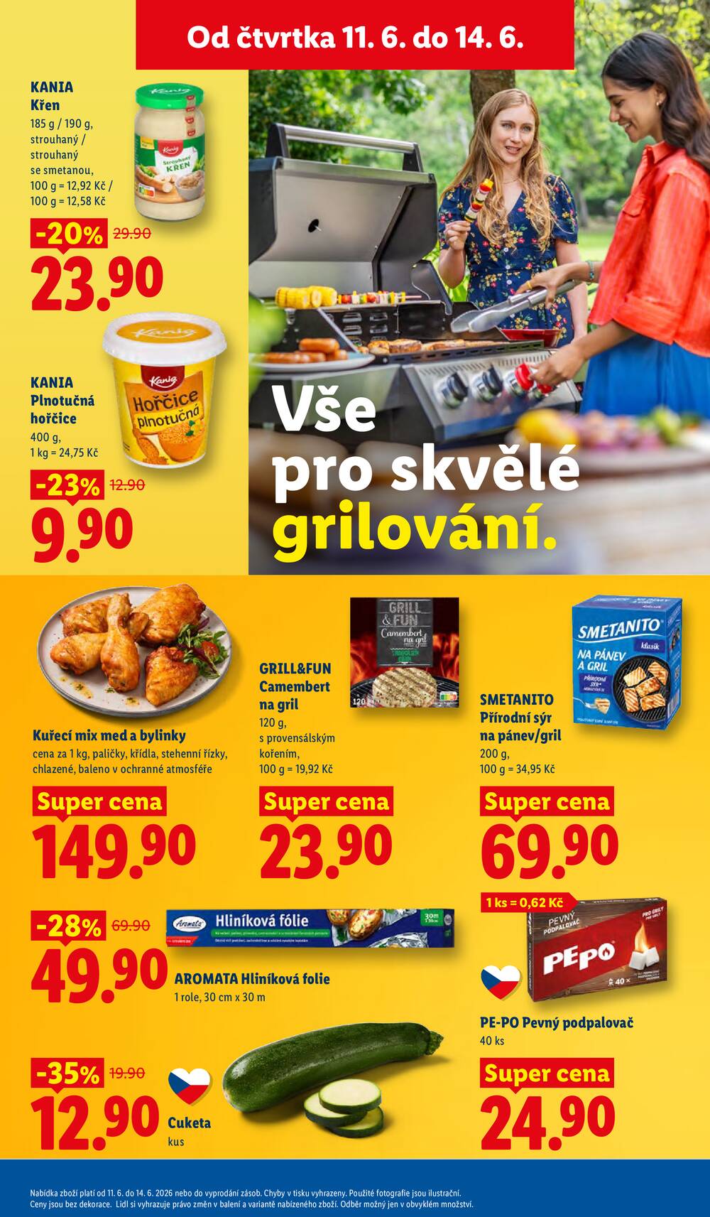 Lidl Čtvrtek od 11.6. do 14.6.2026