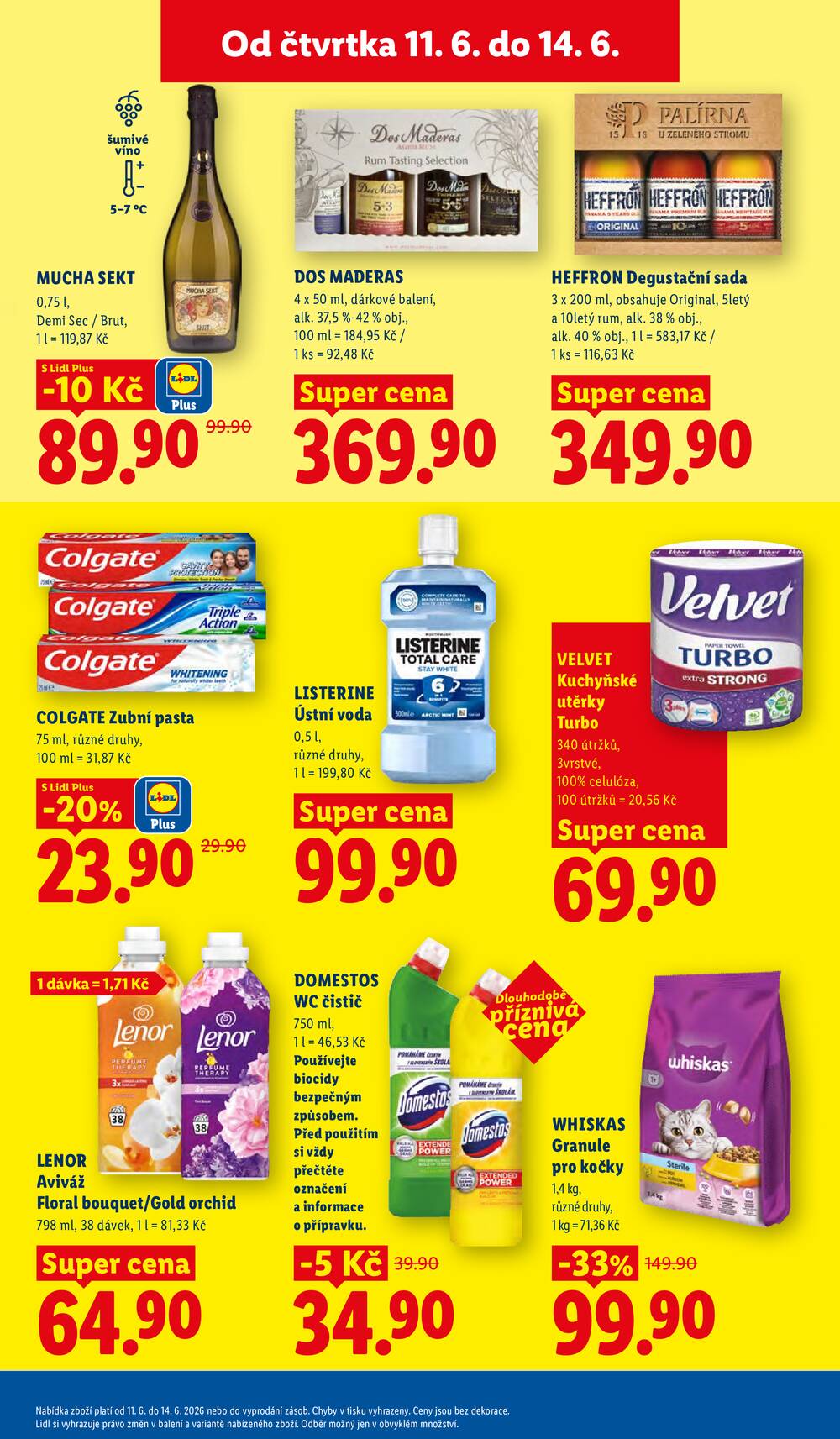 Lidl Čtvrtek od 11.6. do 14.6.2026