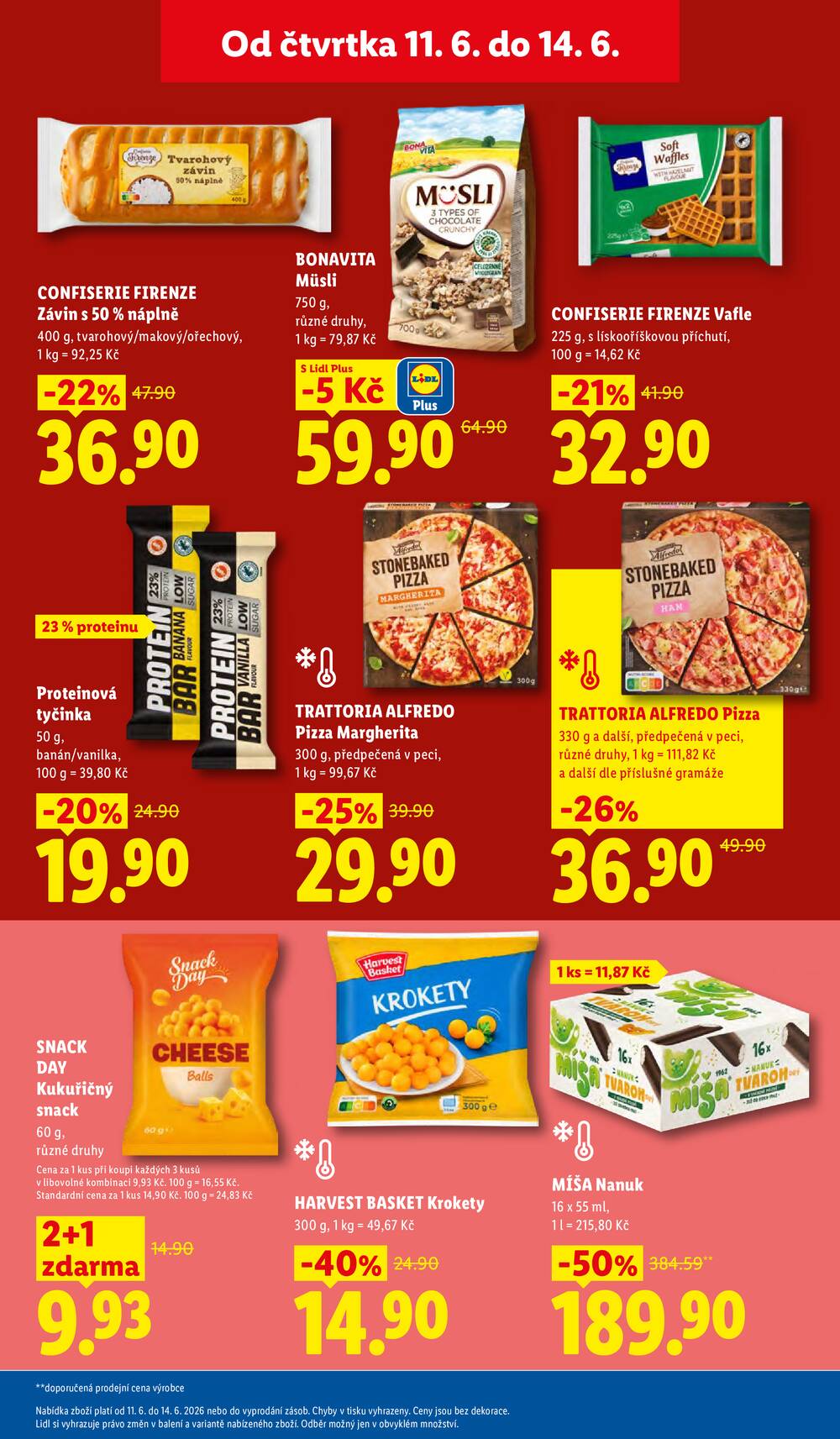 Lidl Čtvrtek od 11.6. do 14.6.2026