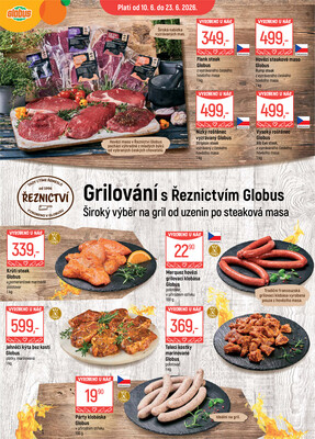 leták Globus