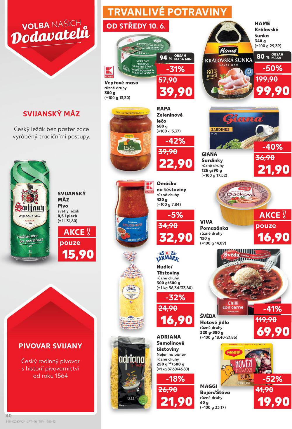 Kaufland 10.6. - 16.6. - Kaufland - Šumperk