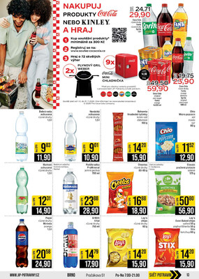 JIP Cash & Carry České Budějovice, Most, Náchod, Polička, Sušice a Svoboda nad Úpou od 10.6. do 16.6.2026