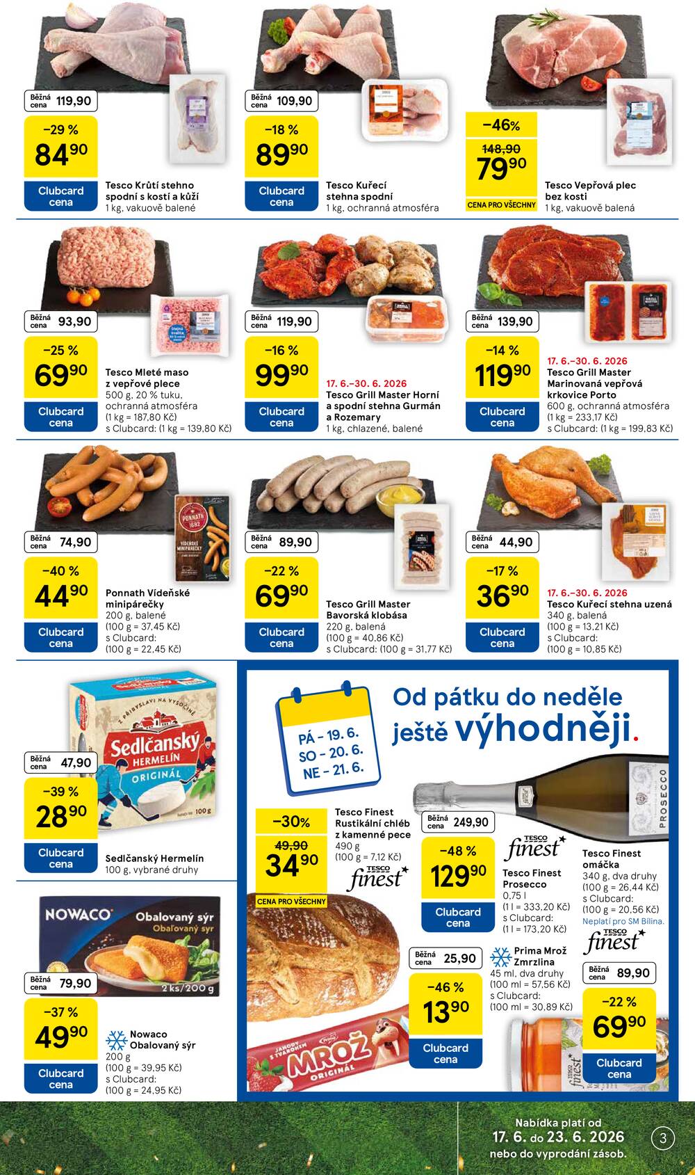 Tesco supermarkety od 17.6. do 23.6.2026