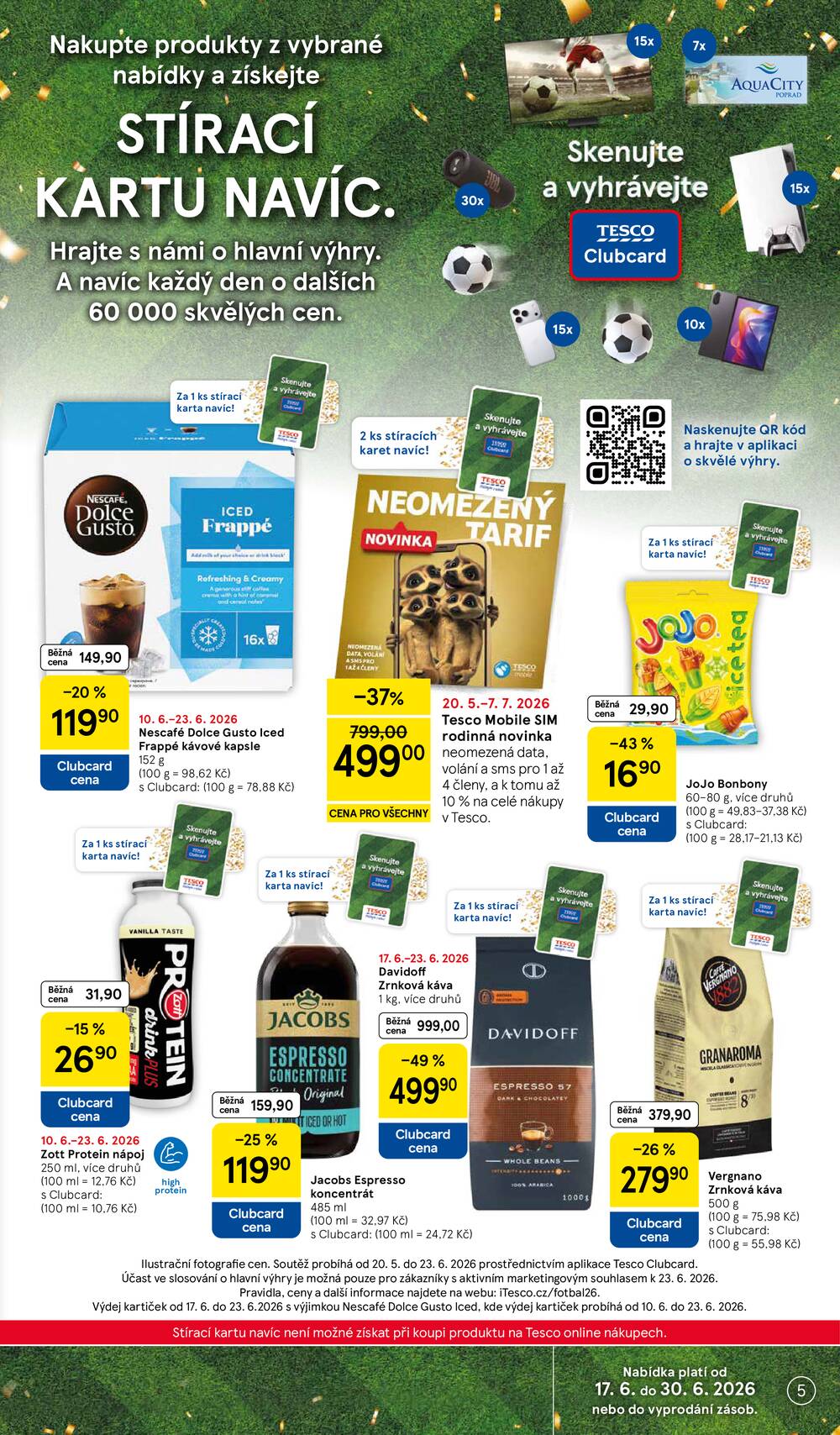 Leták Tesco - Tesco malé hypermarkety od 17.6. do 23.6.2026 - strana 5 Leták Tesco - Tesco malé hypermarkety od 17.6. do 23.6.2026 - strana 5