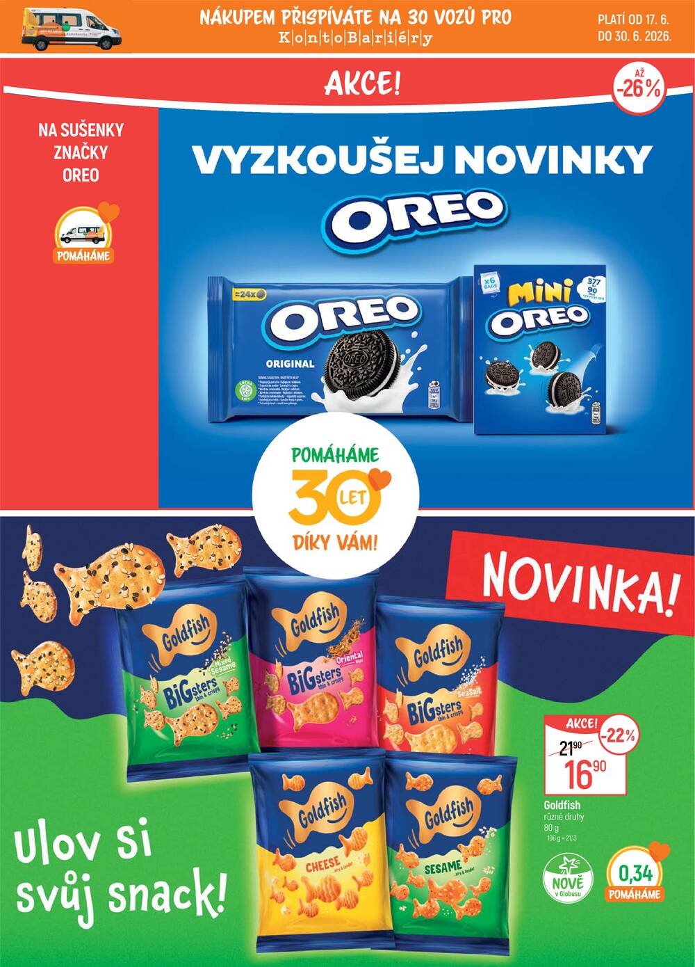 Akční leták Globus 17.6. - 30.6.2026 - Globus Praha - Čakovice