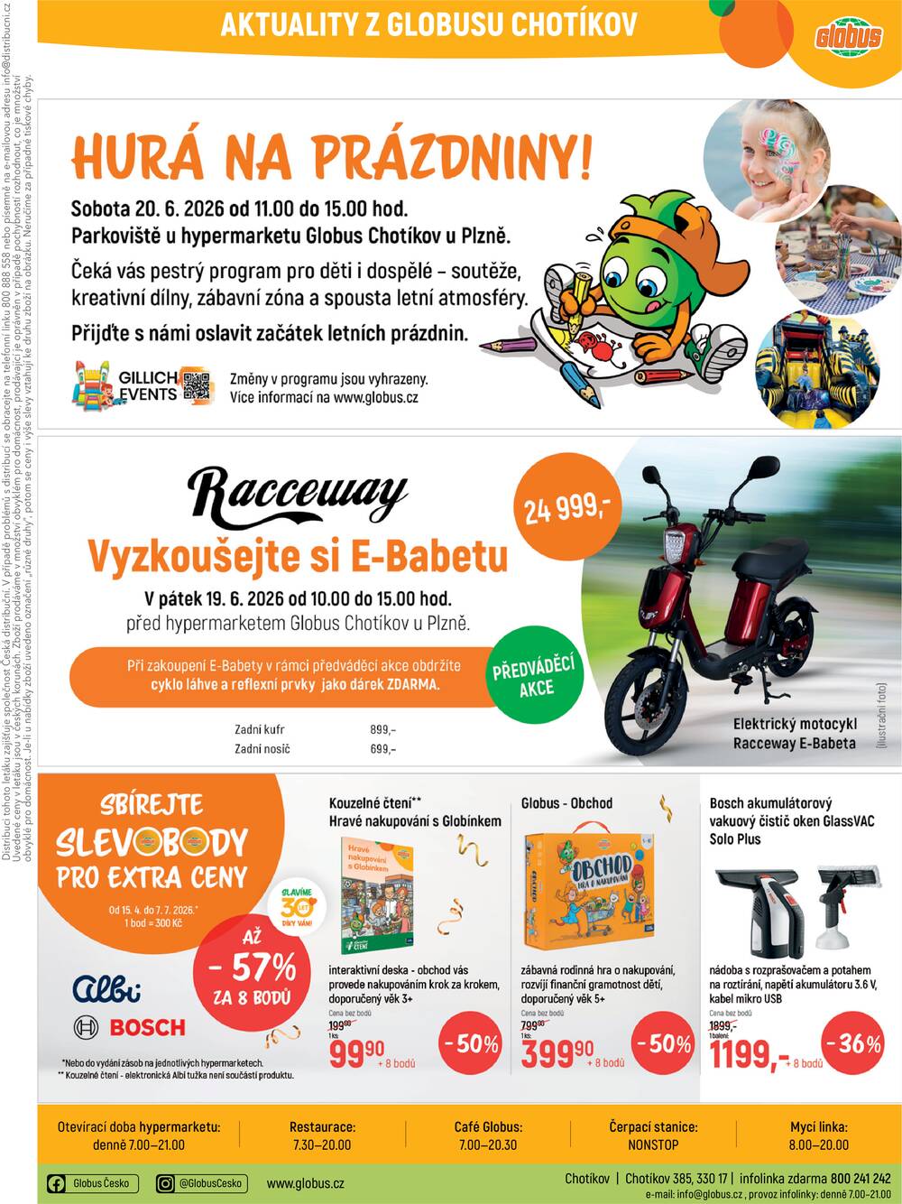 Akční leták Globus 17.6. - 23.6.2026 - Globus Chotíkov u Plzně