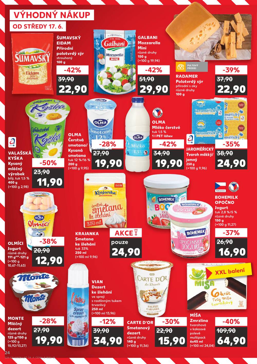 Leták Kaufland - Kaufland 17.6. - 23.6. - Kaufland - Děčín - strana 24 Leták Kaufland - Kaufland 17.6. - 23.6. - Kaufland - Děčín - strana 24