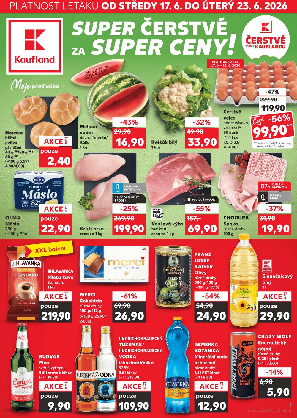Kaufland 17.6. - 23.6. - Kaufland - Most