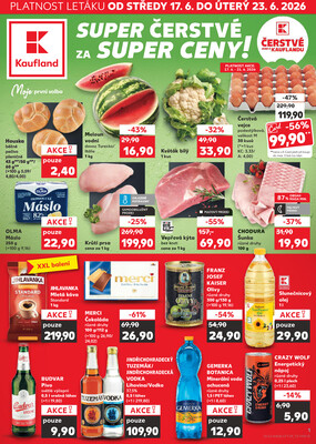 Leták Kaufland 17.6. - 23.6. - Kaufland - Písek