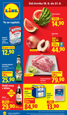 Lidl Čtvrtek od 18.6. do 21.6.2026