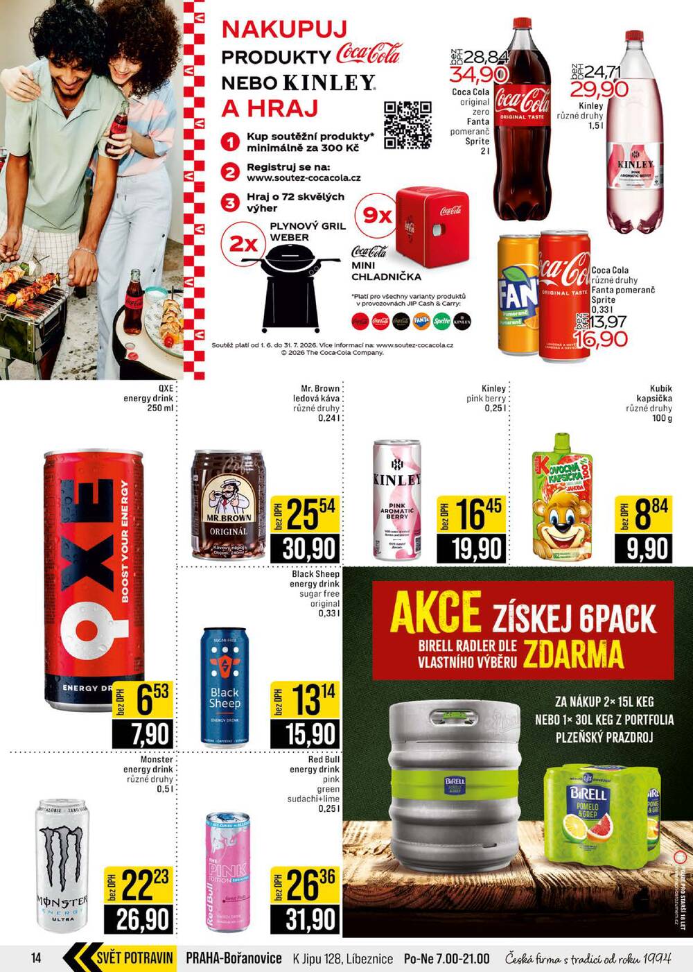 Leták JIP - JIP Cash & Carry Brno, Praha, Ostrava, Jilemnice, Pardubice, Ostrava, Karlovy Vary, Olomouc a Zlín od 17.6. do 23.6.2026 - strana 14 Leták JIP - JIP Cash & Carry Brno, Praha, Ostrava, Jilemnice, Pardubice, Ostrava, Karlovy Vary, Olomouc a Zlín od 17.6. do 23.6.2026 - strana 14