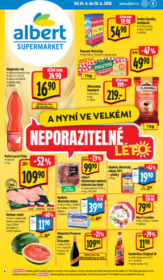 Albert Supermarket Jihomoravský od 24.6. do 30.6.2026