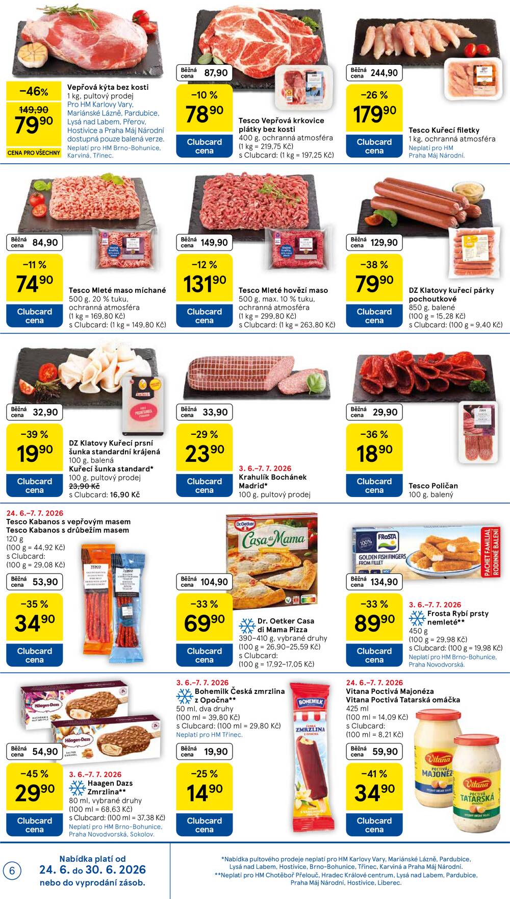 Tesco malé hypermarkety od 24.6. do 30.6.2026