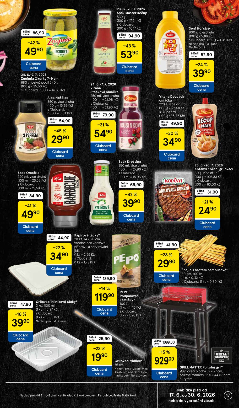 Tesco malé hypermarkety od 24.6. do 30.6.2026