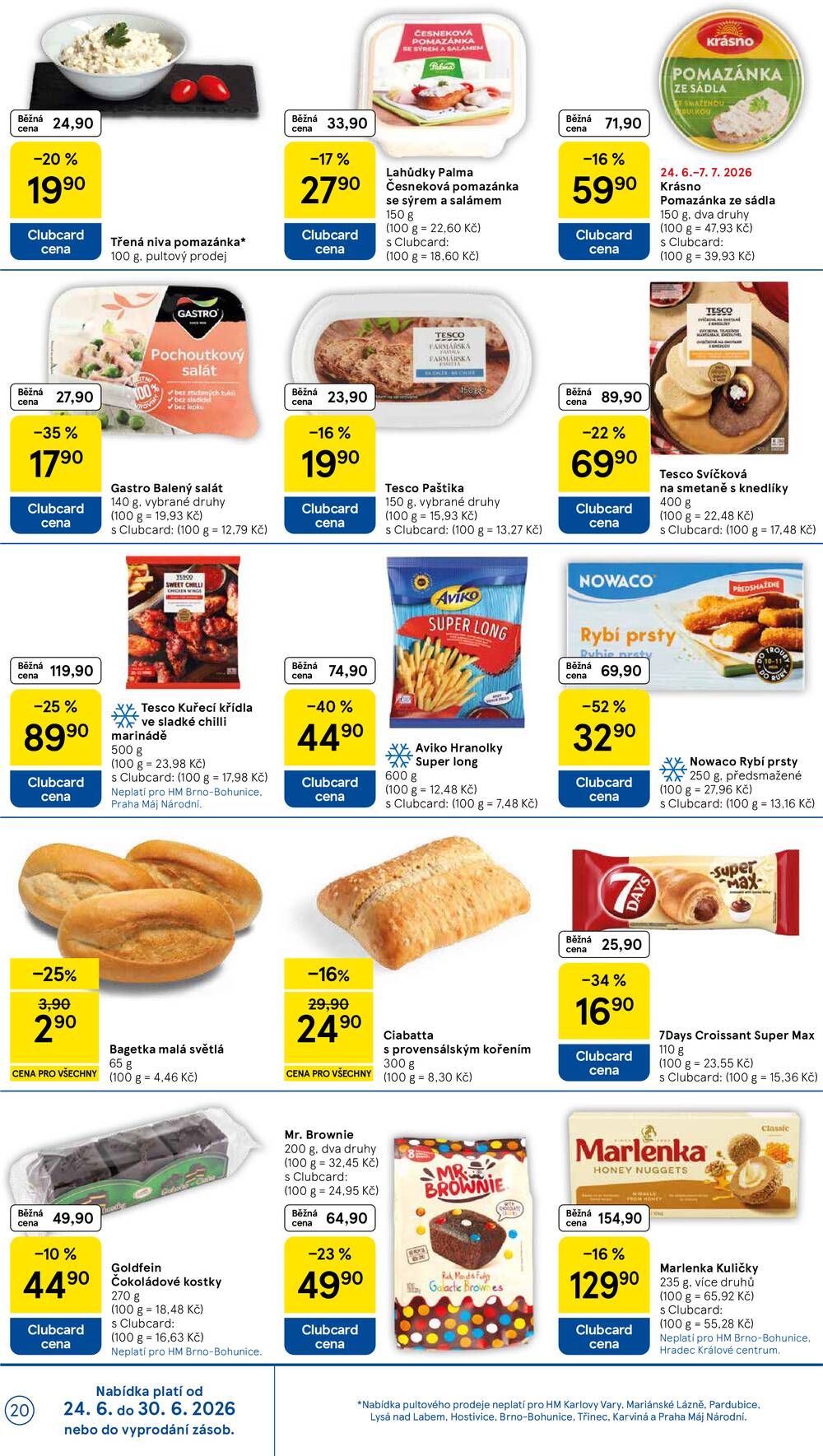 Tesco malé hypermarkety od 24.6. do 30.6.2026