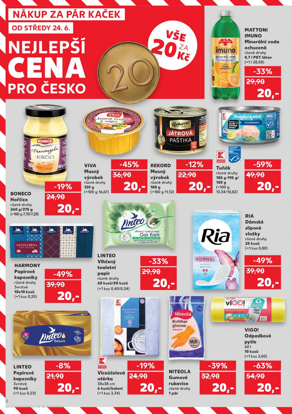 Leták Kaufland - Kaufland 24.6. - 30.6. - Kaufland - Třeboň - strana 8