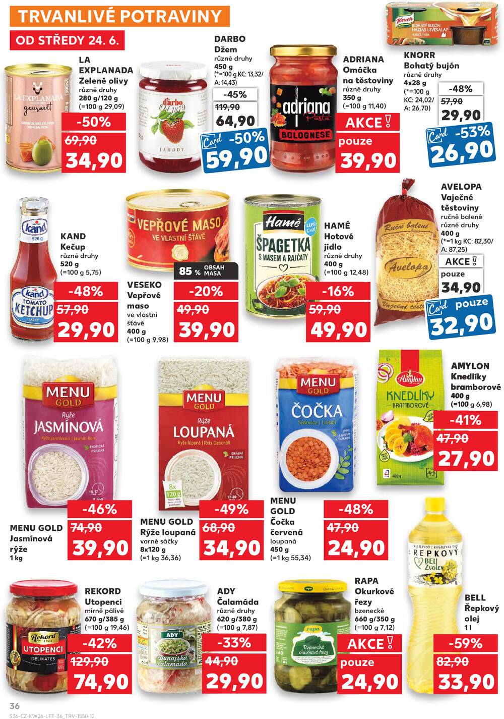 Kaufland 24.6. - 30.6. - Kaufland - Praha 6 (Podbaba)