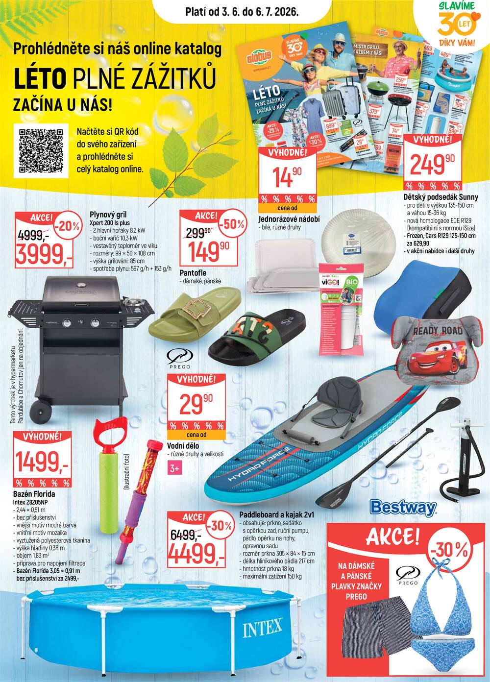 Akční leták Globus 24.6. - 30.6.2026 - Globus Praha - Štěrboholy
