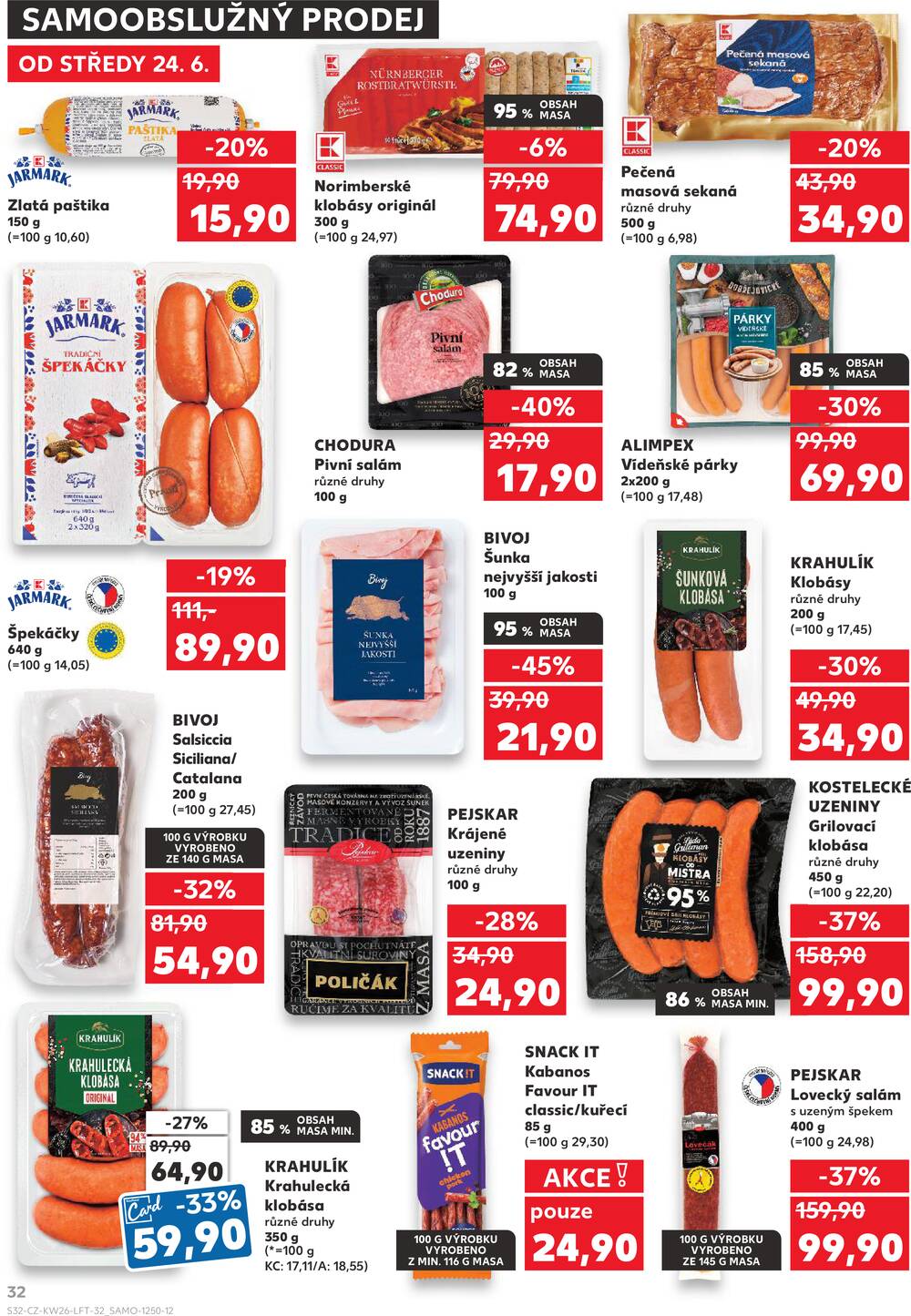 Kaufland 24.6. - 30.6. - Kaufland - Strakonice