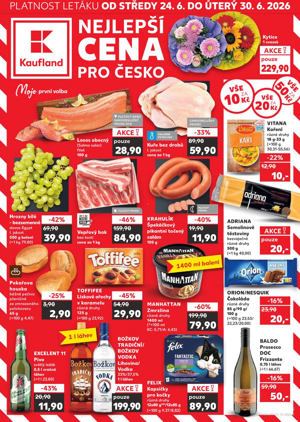 Kaufland 24.6. - 30.6. - Kaufland - Lovosice (Siřejovická)