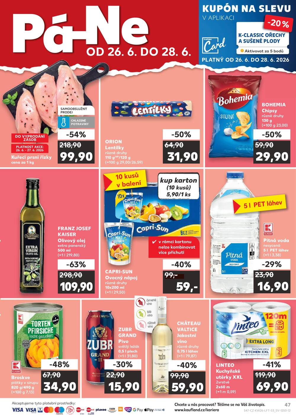 Kaufland 24.6. - 30.6. - Kaufland - Příbram