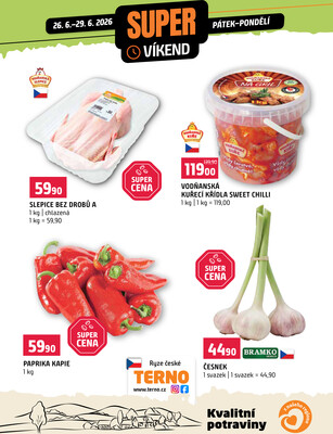 Terno Víkendová akce od 26.6. do 29.6.2026