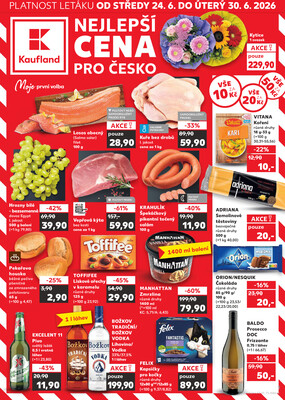 Kaufland 24.6. - 30.6. - Kaufland Přerov (Želatovská)