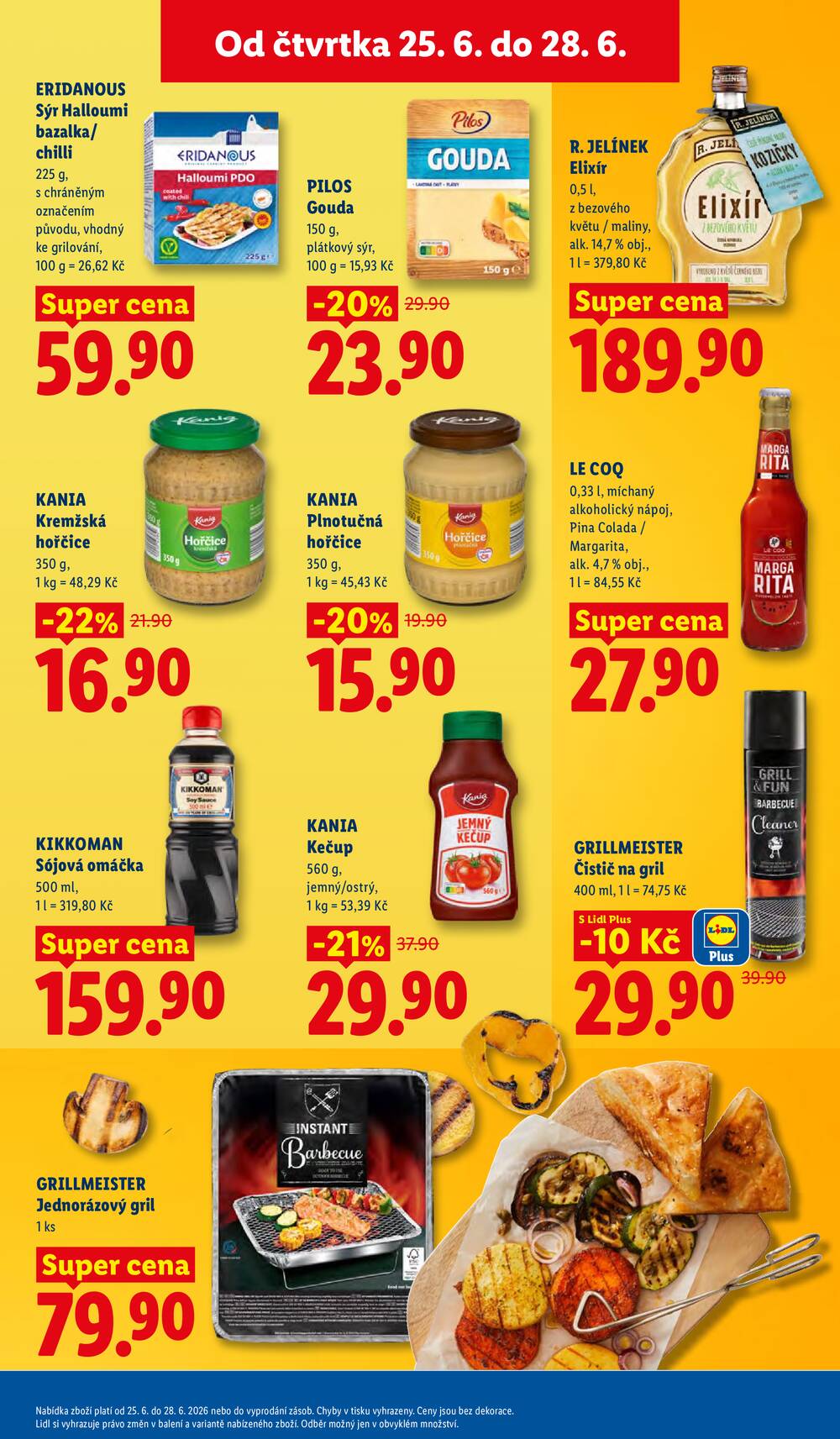 Lidl Čtvrtek od 25.6. do 28.6.2026