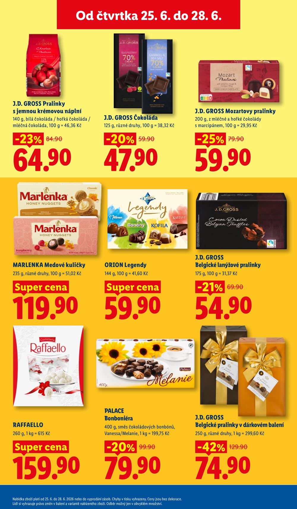 Lidl Čtvrtek od 25.6. do 28.6.2026