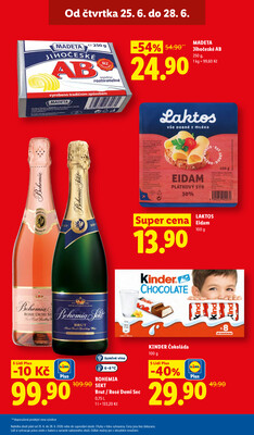 Lidl Čtvrtek od 25.6. do 28.6.2026
