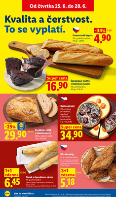 Lidl Čtvrtek od 25.6. do 28.6.2026