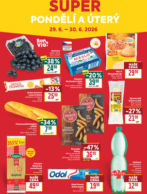 BILLA malý leták od 24.6. do 30.6.2026
