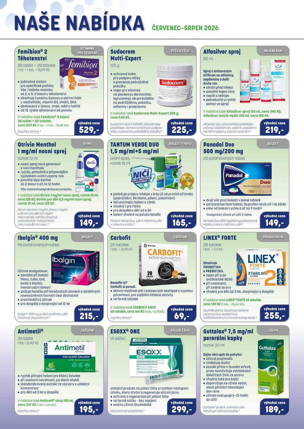 Leták PharmaPoint  - Pharma Point typ A od 1.7. do 31.8.2026 - strana 2