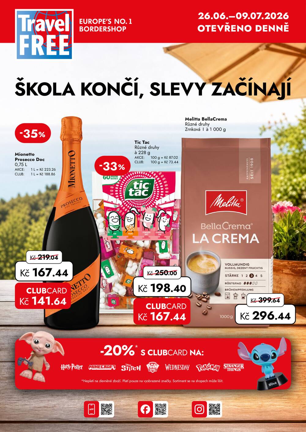 Leták Travel Free s.r.o. - Travel Free od 26.6. do 9.7.2026 - strana 1