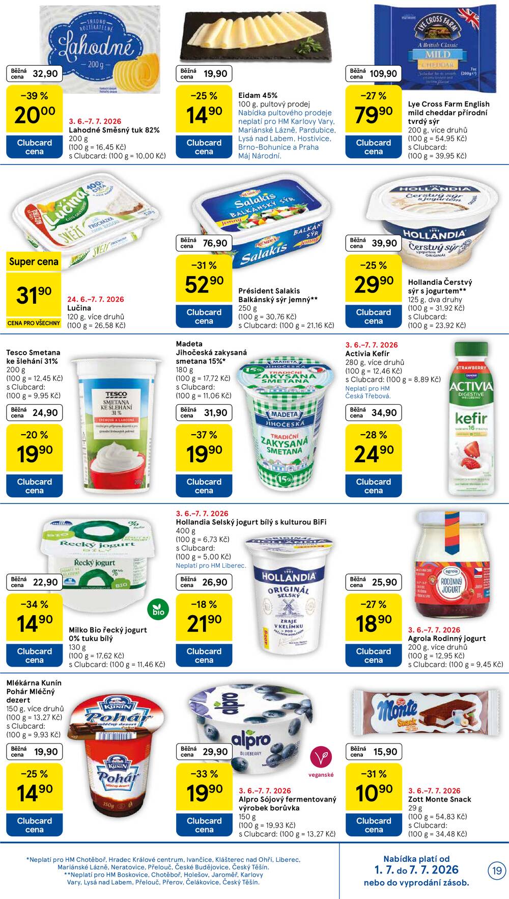 Tesco malé hypermarkety od 1.7. do 7.7.2026