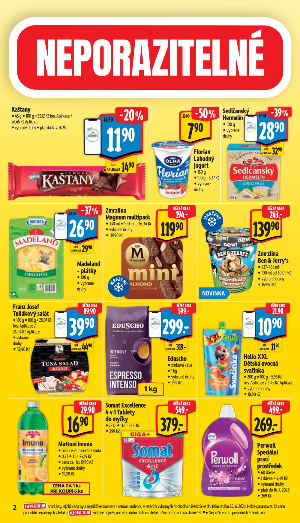 Albert Supermarket Jihomoravský od 1.7. do 7.7.2026