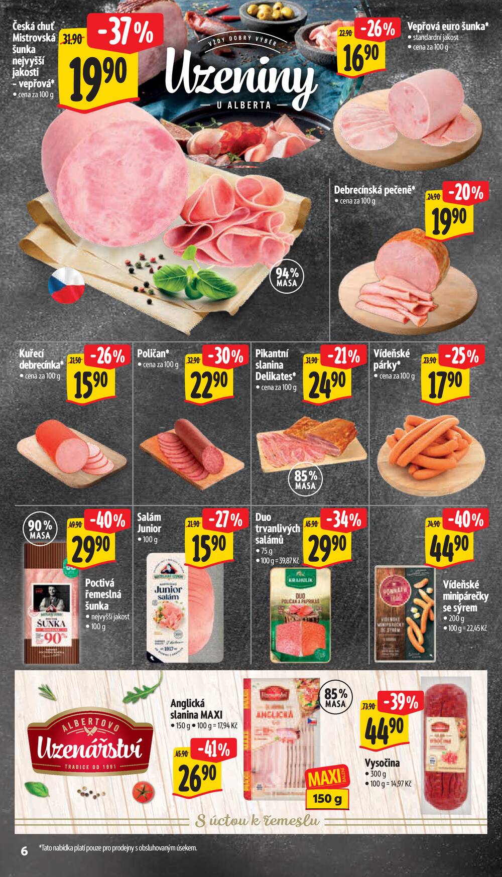 Albert Supermarket Jihomoravský od 1.7. do 7.7.2026