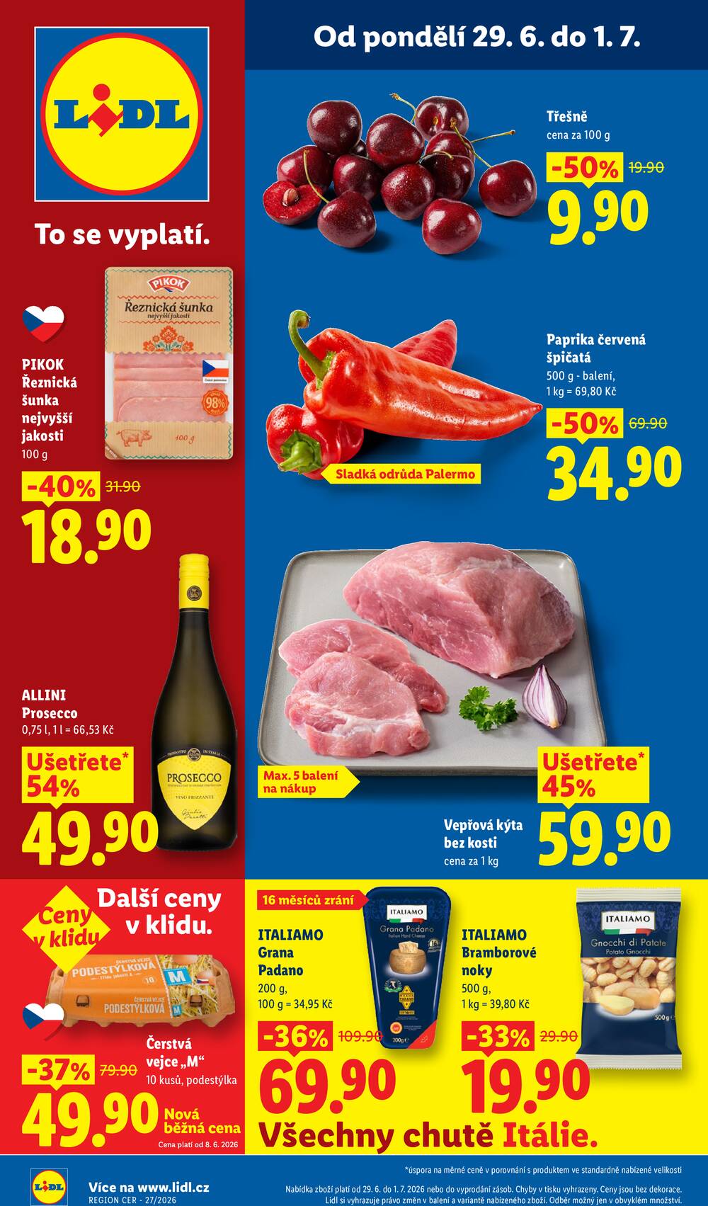 Leták Lidl - Lidl od 29.6. do 1.7.2026 - strana 1