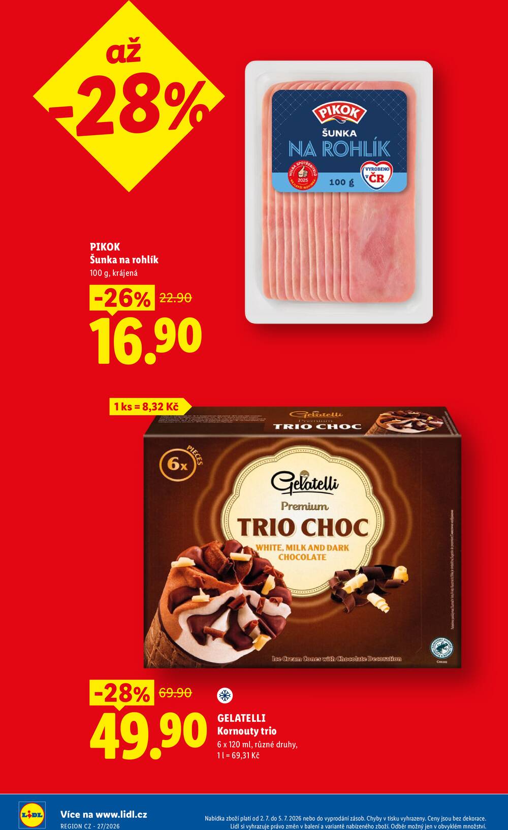 Lidl Čtvrtek od 2.7. do 5.7.2026