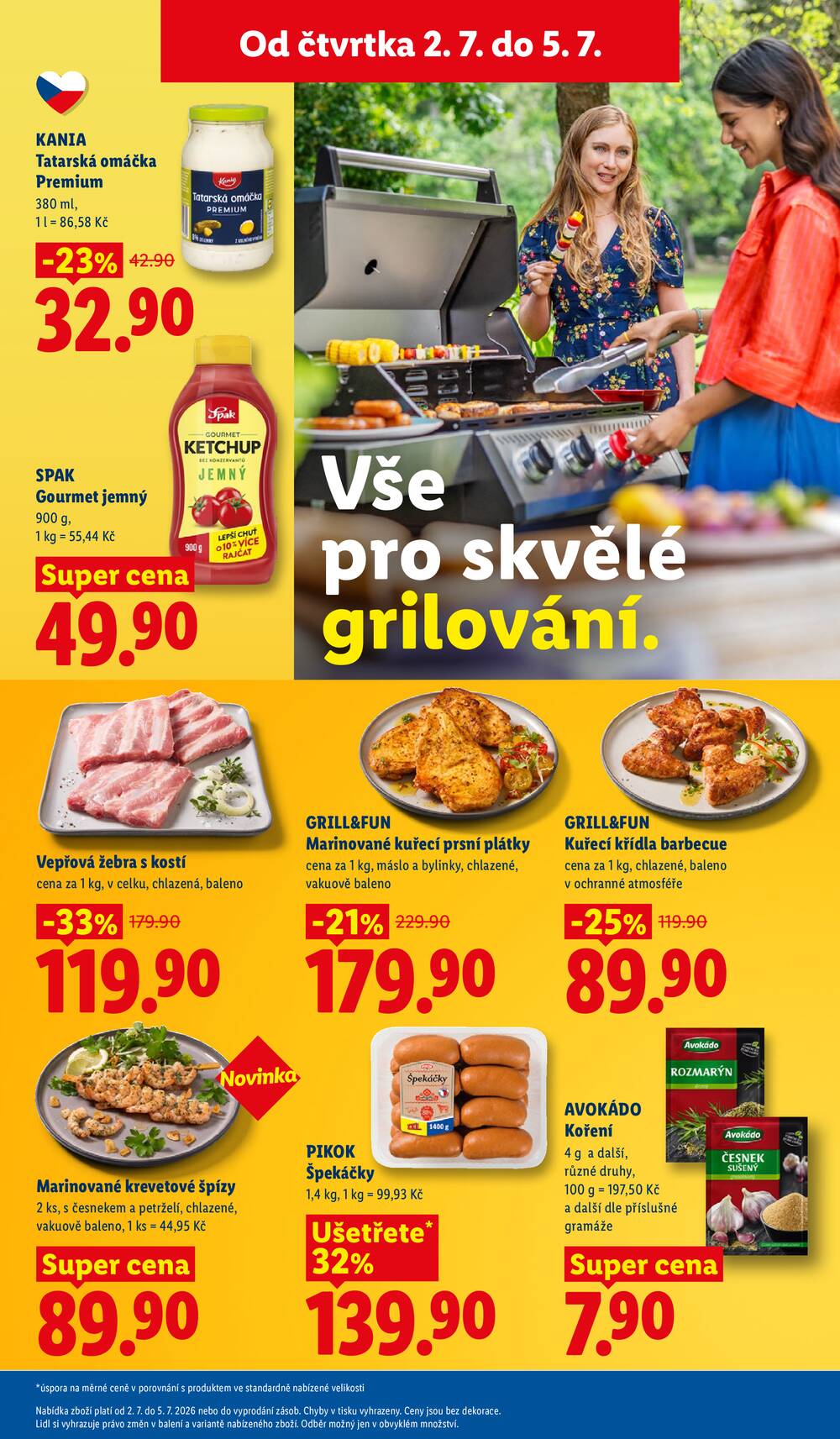 Lidl Čtvrtek od 2.7. do 5.7.2026