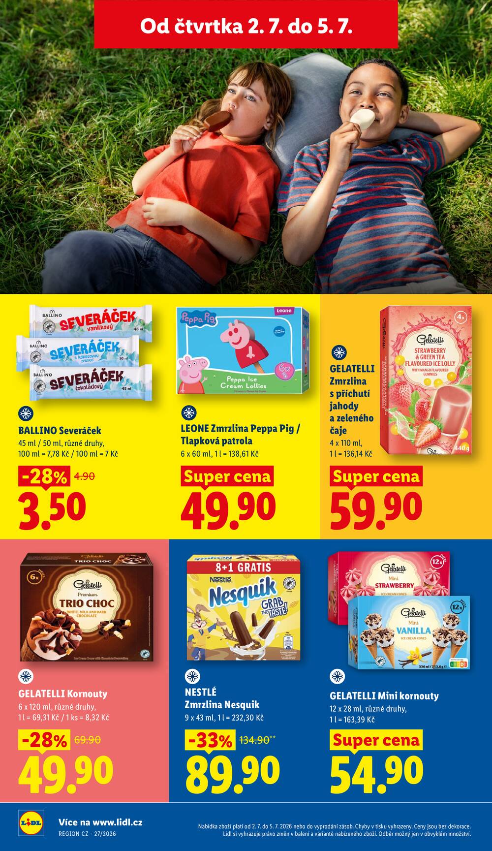 Lidl Čtvrtek od 2.7. do 5.7.2026