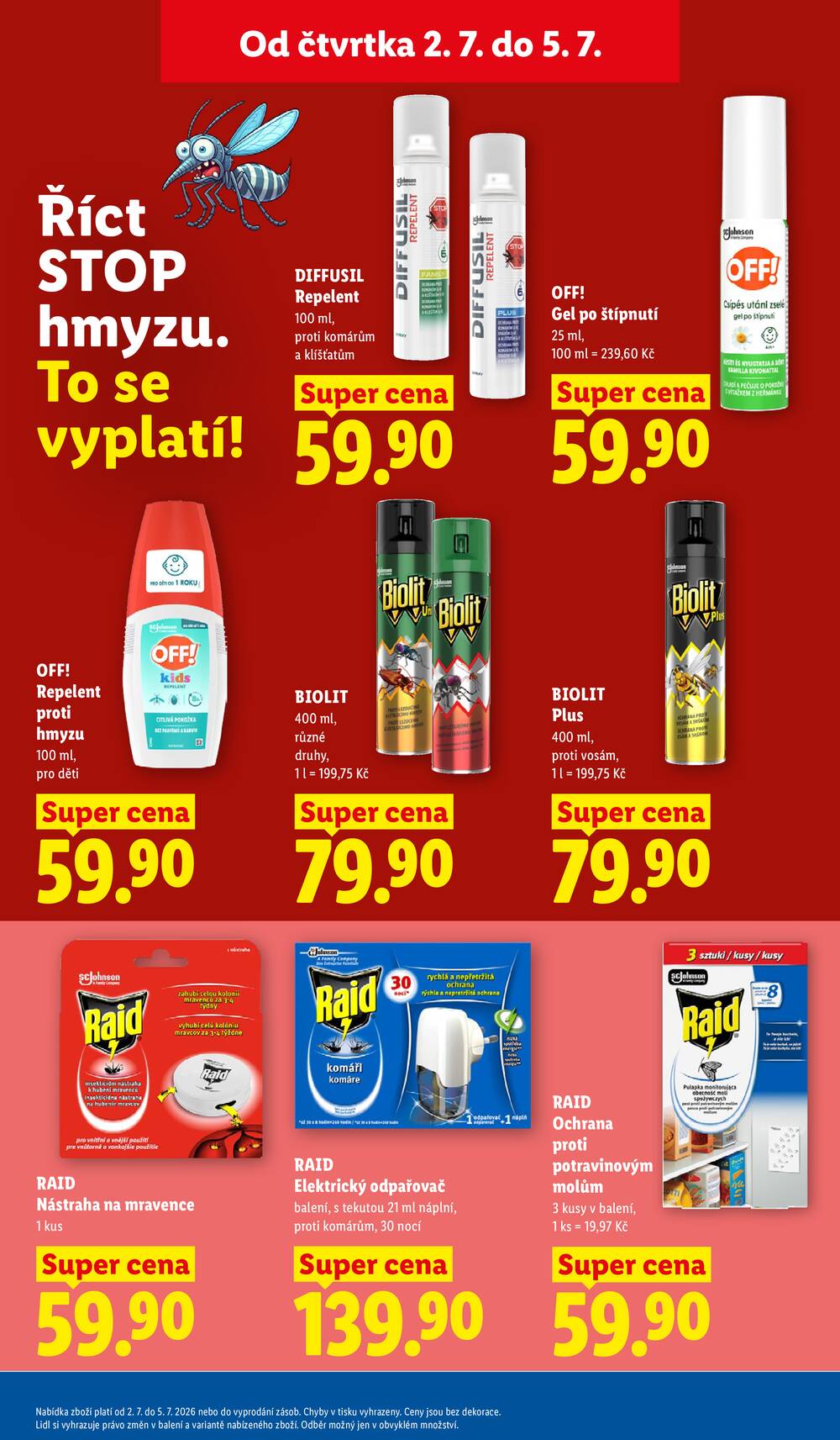 Lidl Čtvrtek od 2.7. do 5.7.2026