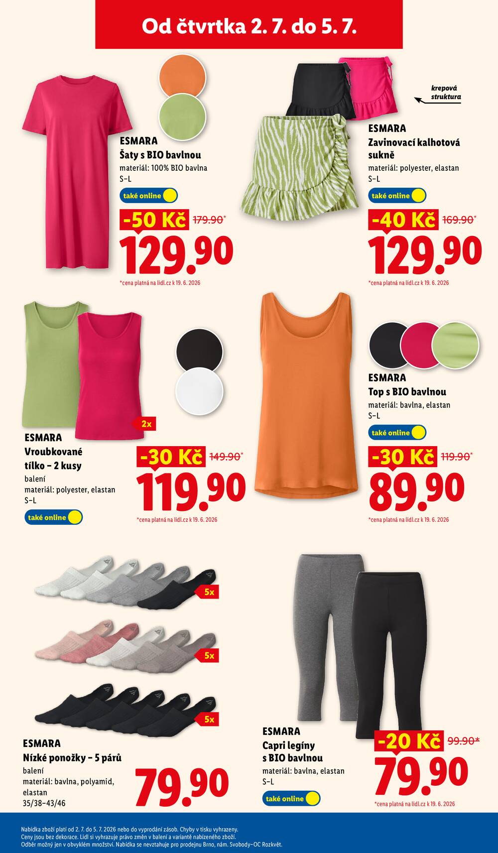 Lidl Čtvrtek od 2.7. do 5.7.2026