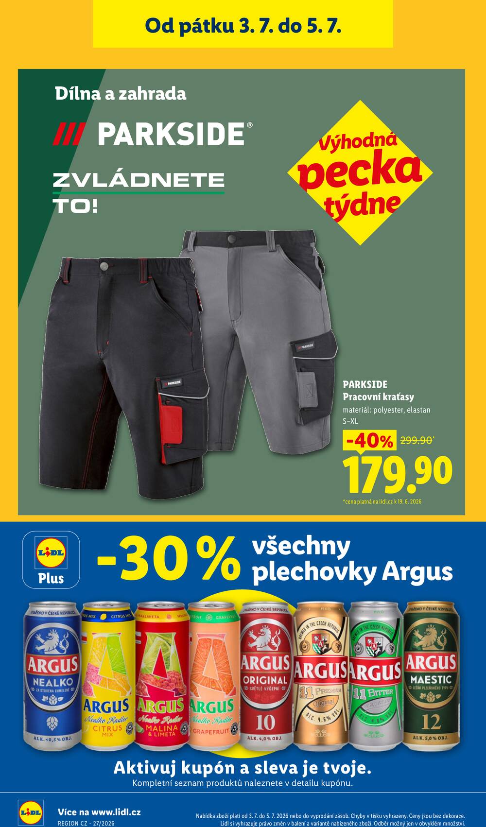 Lidl Čtvrtek od 2.7. do 5.7.2026