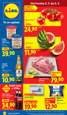 Lidl Čtvrtek od 2.7. do 5.7.2026